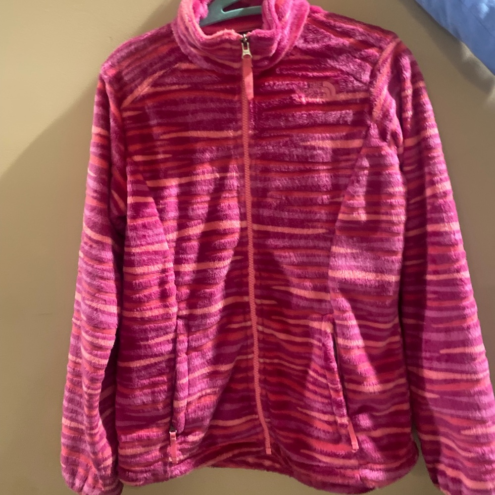 KIDS PINK NORTH FACE JACKET